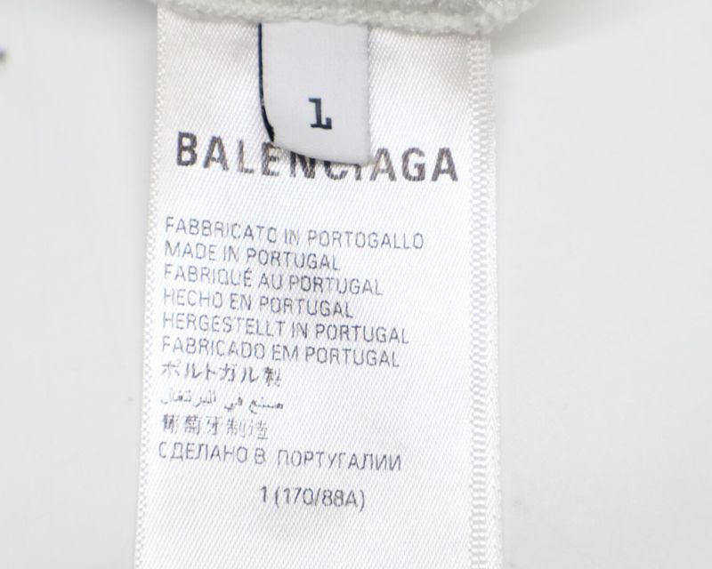 Balenciaga [made In 22 Years] 739028 Distressed Short Sleeve T-shirt L