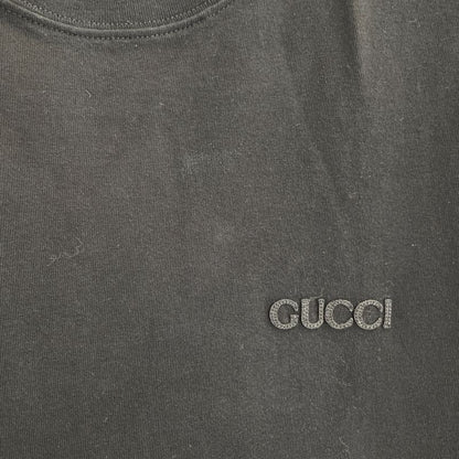Gucci 798115 Black Cotton Jersey T-shirt L