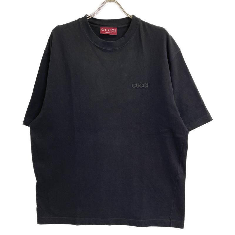 Gucci 798115 Black Cotton Jersey T-shirt L