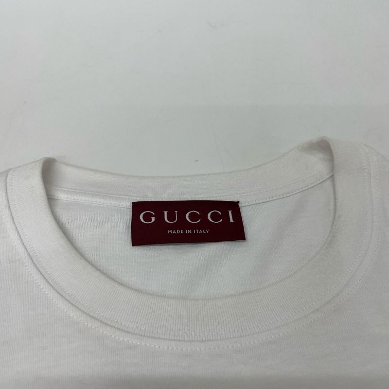 Gucci 796395 White Cotton Jersey T-shirt XXL
