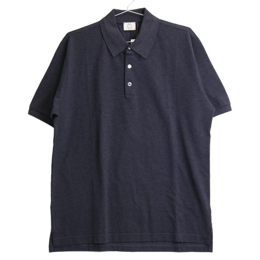 Hermes Charcoal Gray Cotton 100 Serie Botan Short Sleeve Polyshirt S