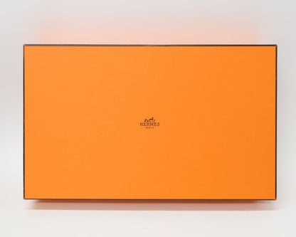 Hermes Charcoal Gray Cotton 100 Serie Botan Short Sleeve Polyshirt S