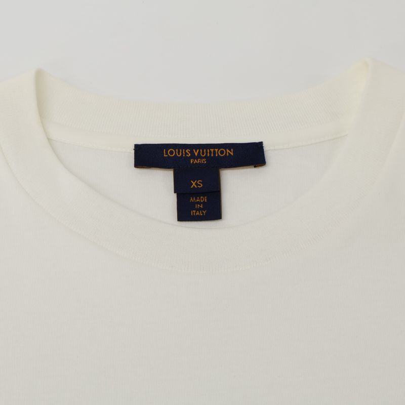 Louis Vuitton 19 Year Fgts15 White LV Stamp T-shirt XS