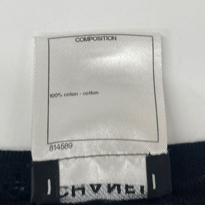 Chanel Black P51172 Cotton Knit T-shirt 34