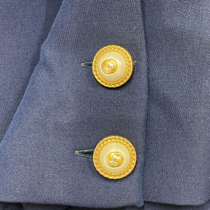 Gucci 453979 Navy X Pink Ribbon Tie One Piece 36