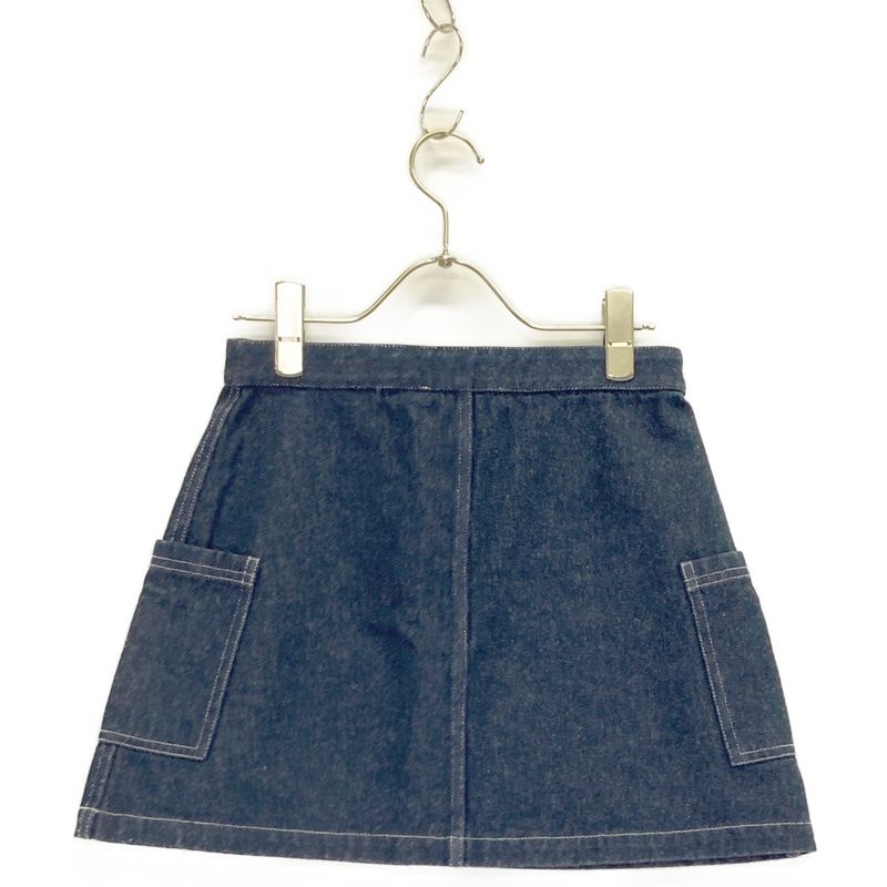 DIOR Indigo Denim Mini Skirt 4sbm12sktb 13