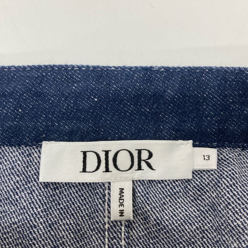 DIOR Indigo Denim Mini Skirt 4sbm12sktb 13