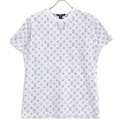 Louis Vuitton White X Blue 1a8qdi Escal Printed T-shirt L