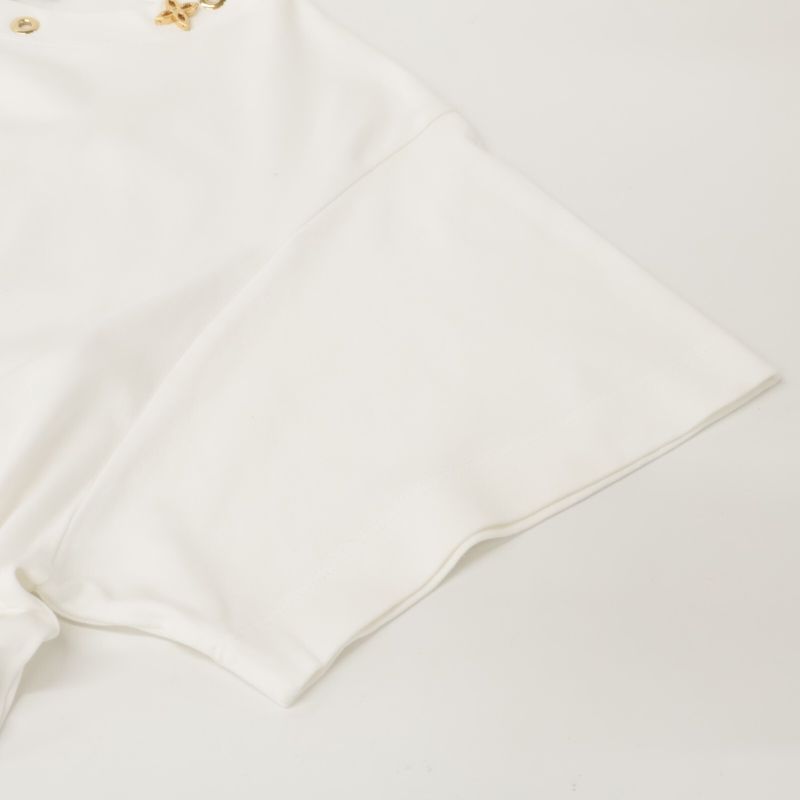 Louis Vuitton White Jgts03 Side Strap T-shirt S