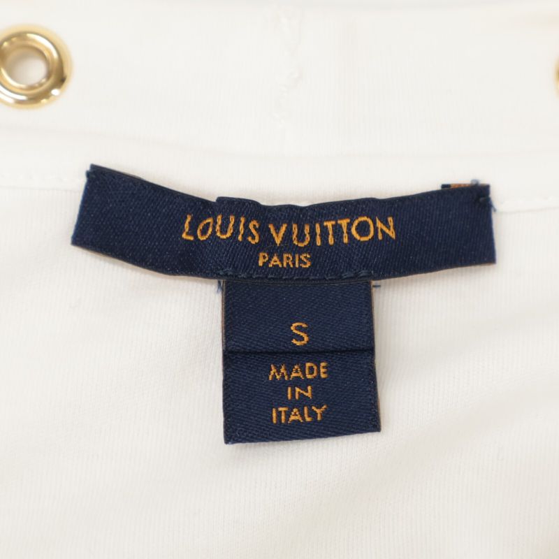 Louis Vuitton White Jgts03 Side Strap T-shirt S