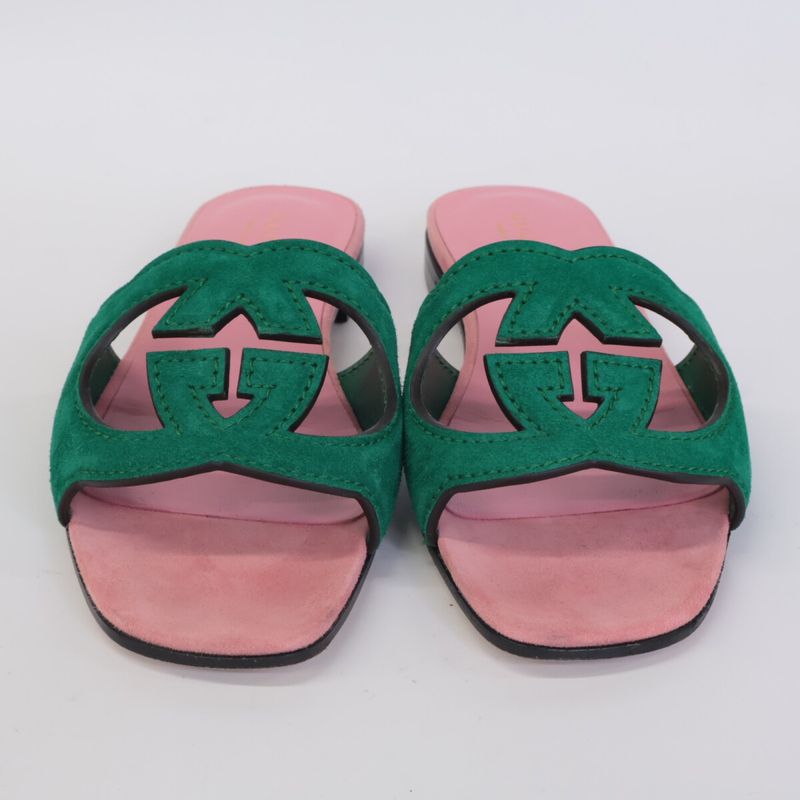 Gucci Interlocking G Cutout Sandals 35