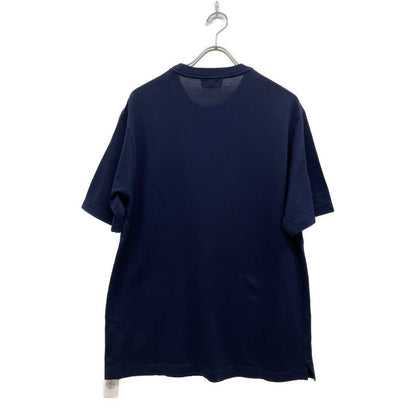 Hermes Navy Cotton Pocket T-shirt XL