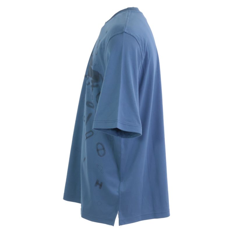 Hermes [similar] Fragments Equestres Short Sleeve T-shirt L