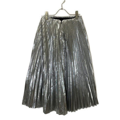 Balenciaga 601169 19 Years Silver Pleated Long Skirt 34