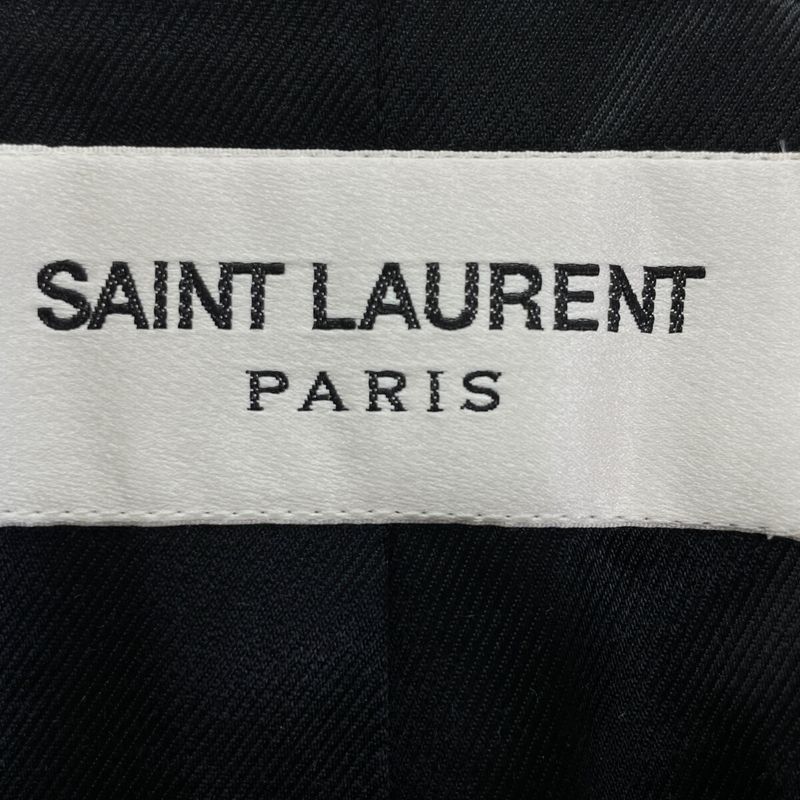 Saint Laurent Paris 15 Year Made 402944 Hound Tooth Stainless Color Coat 34