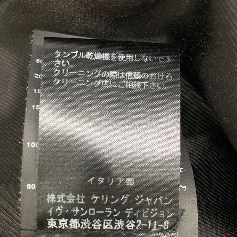 Saint Laurent Paris 15 Year Made 402944 Hound Tooth Stainless Color Coat 34