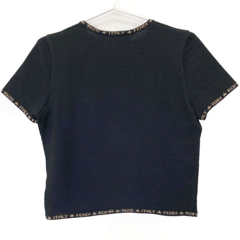 Fendi 1525637 Short Sleeve Knit 42