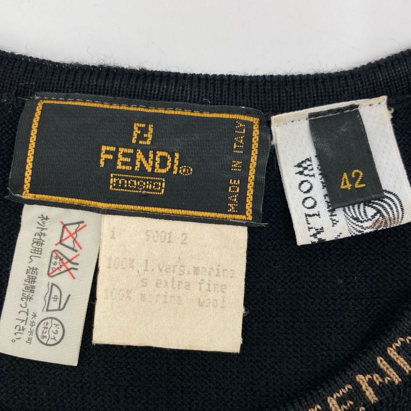 Fendi 1525637 Short Sleeve Knit 42