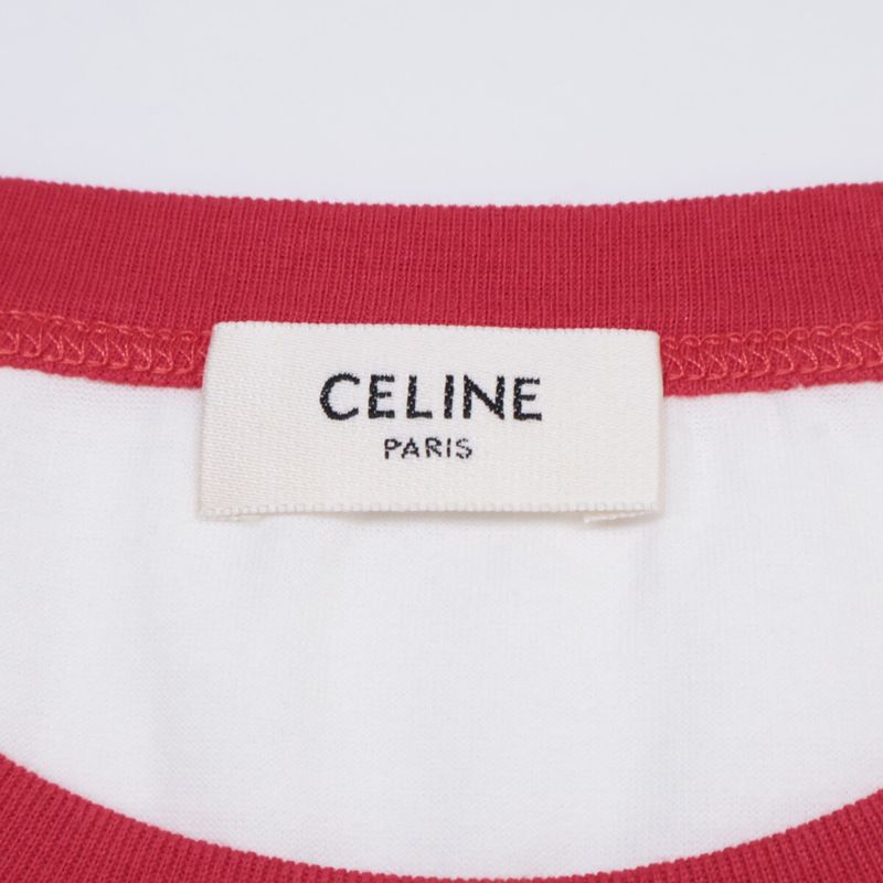Celine 2x58b671q Triomphe Logo Short Sleeve T-shirt S