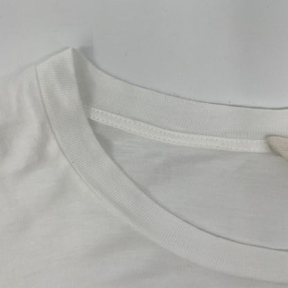 Celine X237370e White Logo Print T-shirt XS
