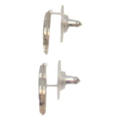 Chanel 12A Silver Coco Mark Earrings Silver Accessories Ladies