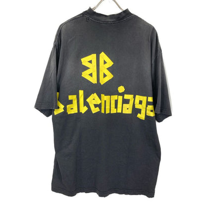Balenciaga 739764 Tape Progo Crush Processing Over T Shirt XS
