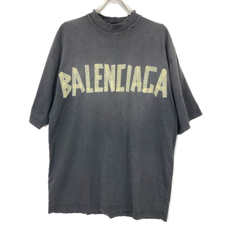 Balenciaga 739764 Tape Progo Crush Processing Over T Shirt XS