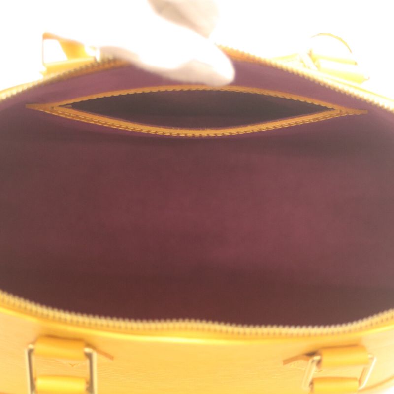 Louis Vuitton 1999 M52149 Epi Tassili Yellow Alma PM Handbag Yellow Ladies