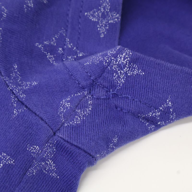Louis Vuitton 22AW Rm222q NPG Hky46w Blue Monogram Graduate Gradation T-shirt XS