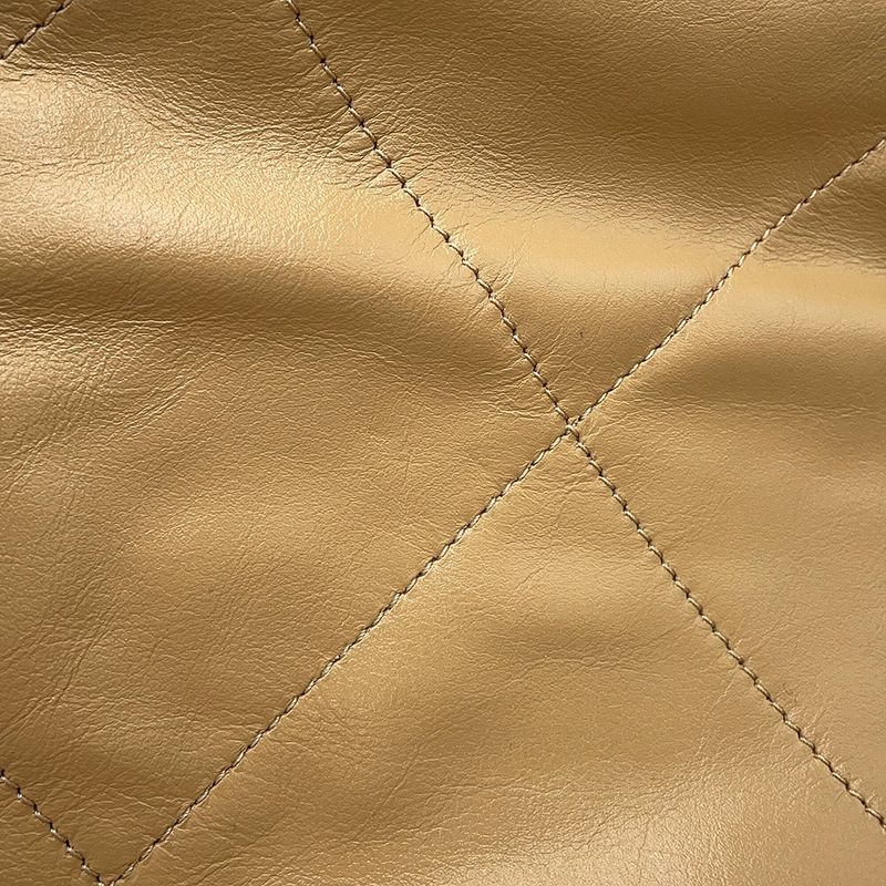 Chanel Handbag 22 Quilted Small Shiny Calf Leather