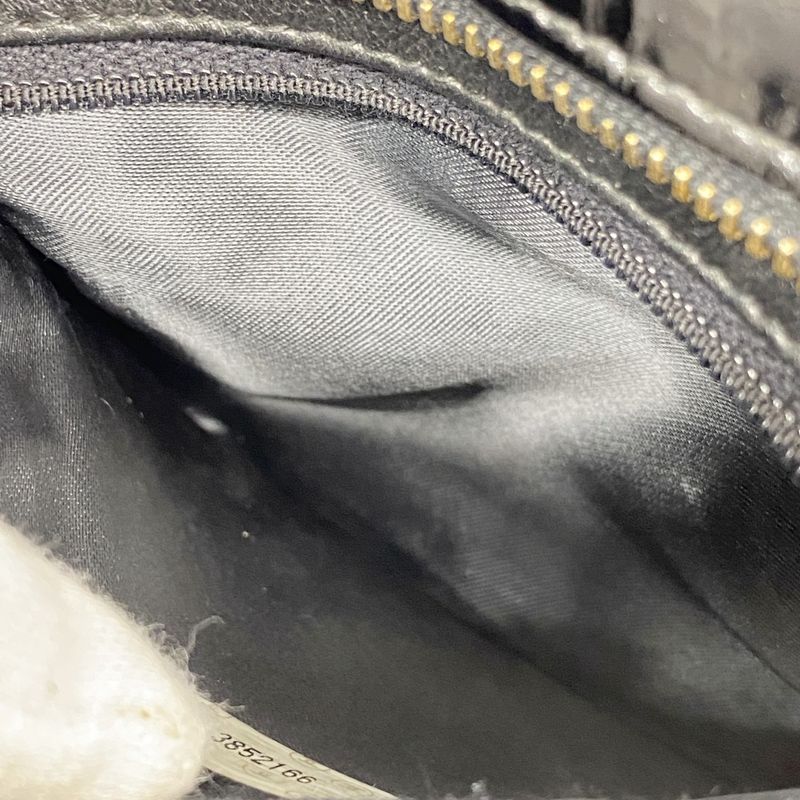 Chanel Shoulder Bag Matelasse Patent Leather Black Gold Hardware Women