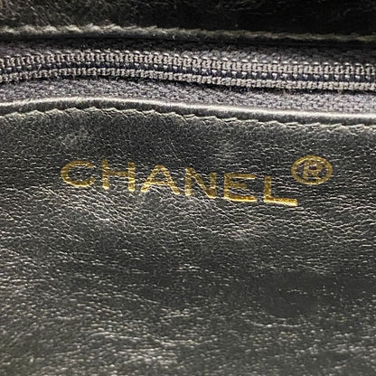 Chanel Shoulder Bag Matelasse Patent Leather Black Gold Hardware Women