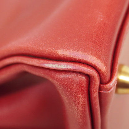 Hermes Handbag Kelly 35 Box Calf Rouge Vif Gold Hardware □C Engraved 2way Bag