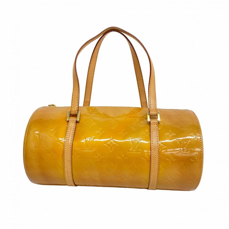 Louis Vuitton Handbag Vernis Bedford M91006 Beige Ladies