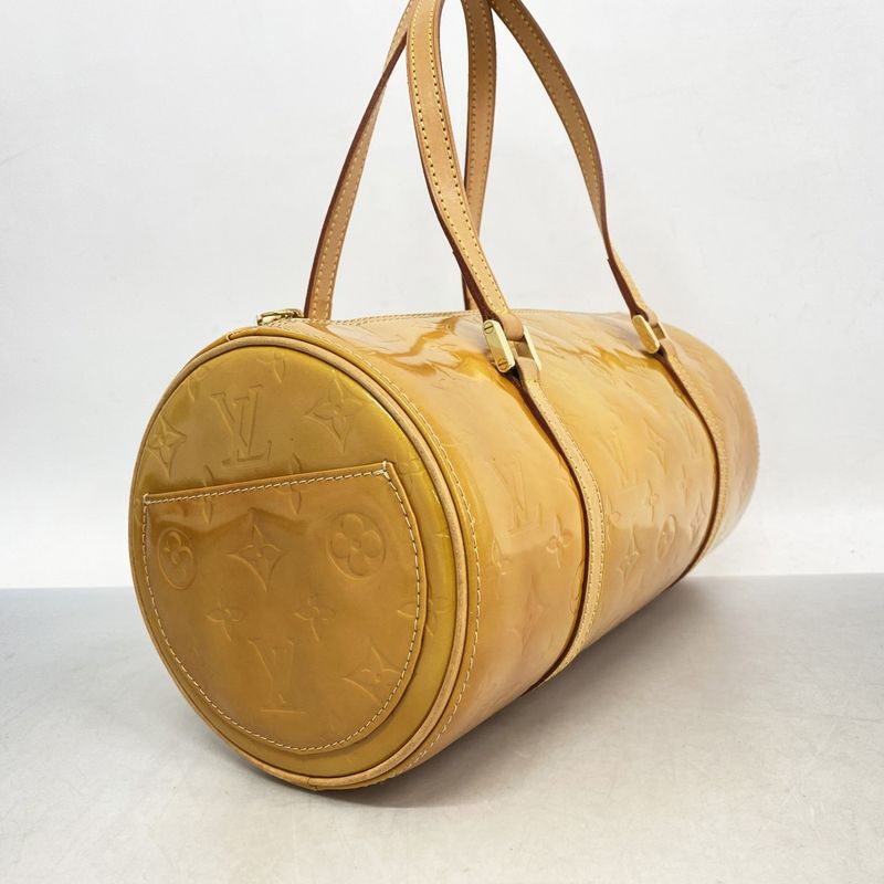 Louis Vuitton Handbag Vernis Bedford M91006 Beige Ladies