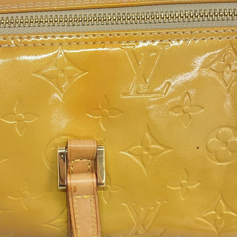 Louis Vuitton Handbag Vernis Bedford M91006 Beige Ladies