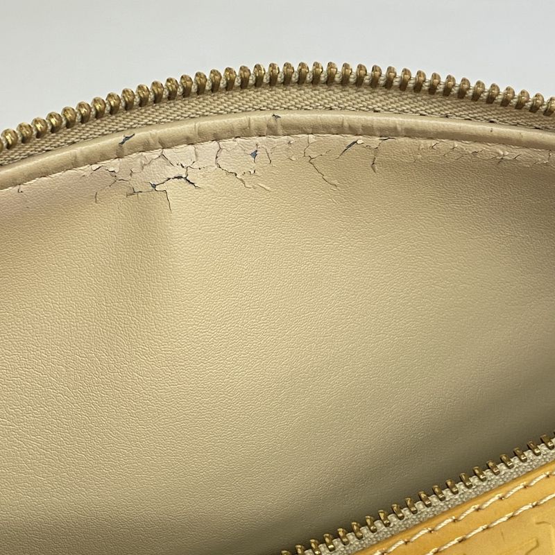 Louis Vuitton Handbag Vernis Bedford M91006 Beige Ladies