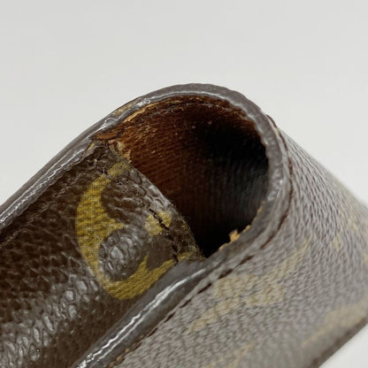 Louis Vuitton Cigarette Case Monogram Etuit Cigarette M63024 Brown Women's