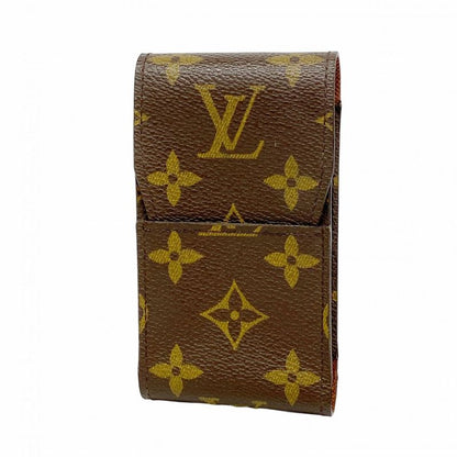 Louis Vuitton Cigarette Case Monogram Etuit Cigarette M63024 Brown Women's