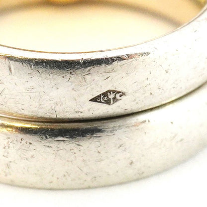 Hermes Ring Olympe 18K Yellow Gold Yellow Gold Silver 925 #48 Ladies