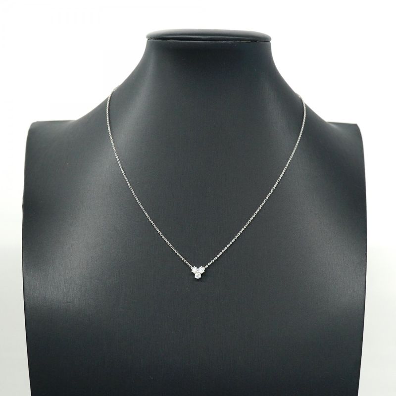 Tiffany & Co Necklace Aria 3PD Pt950 Platinum Diamond Ladies