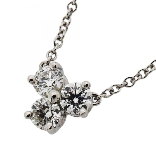 Tiffany & Co Necklace Aria 3PD Pt950 Platinum Diamond Ladies