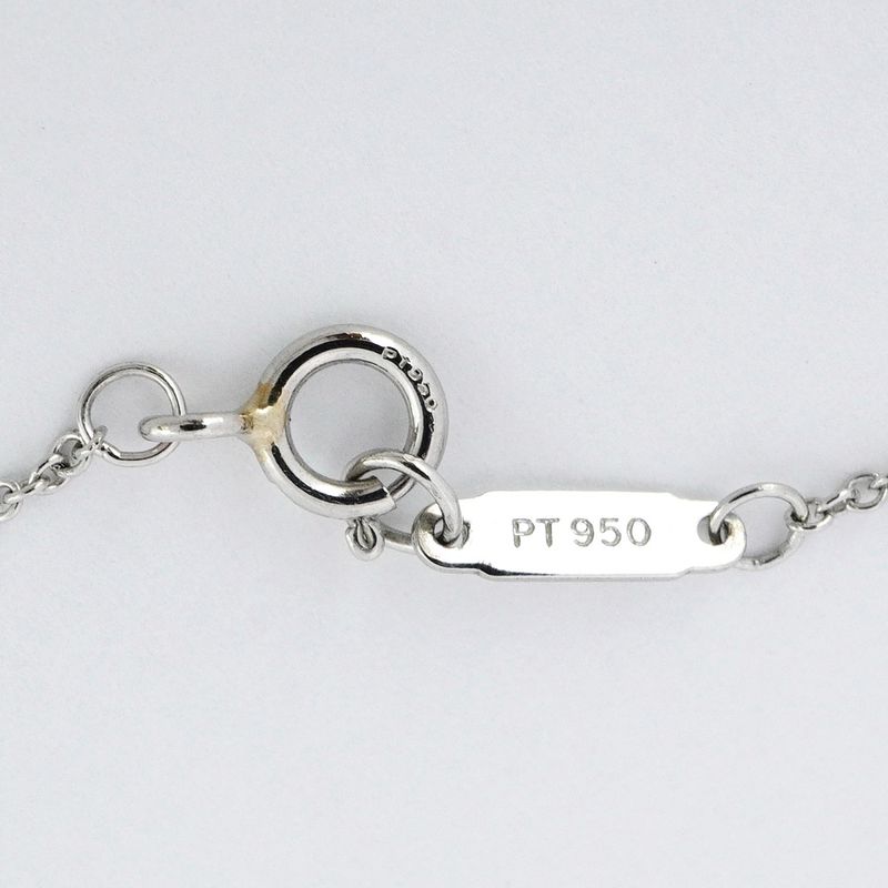 Tiffany & Co Necklace Aria 3PD Pt950 Platinum Diamond Ladies