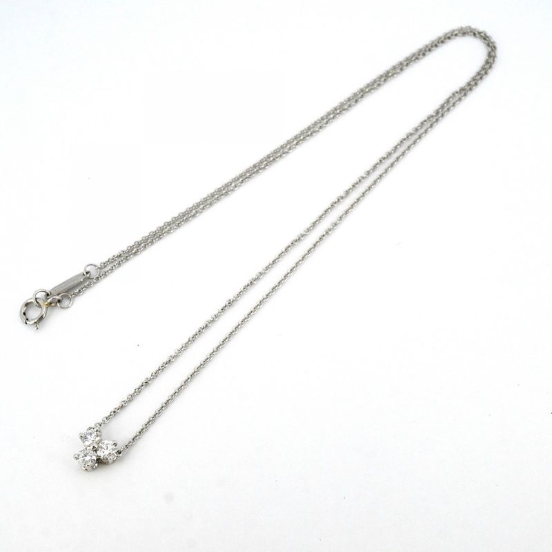 Tiffany & Co Necklace Aria 3PD Pt950 Platinum Diamond Ladies