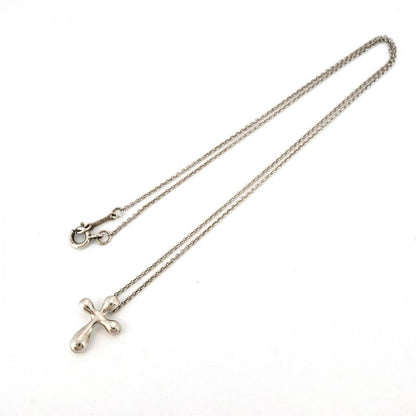 Tiffany & Co Necklace Small Cross Silver 925 Women