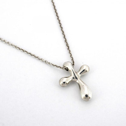Tiffany & Co Necklace Small Cross Silver 925 Women