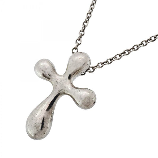 Tiffany & Co Necklace Small Cross Silver 925 Women