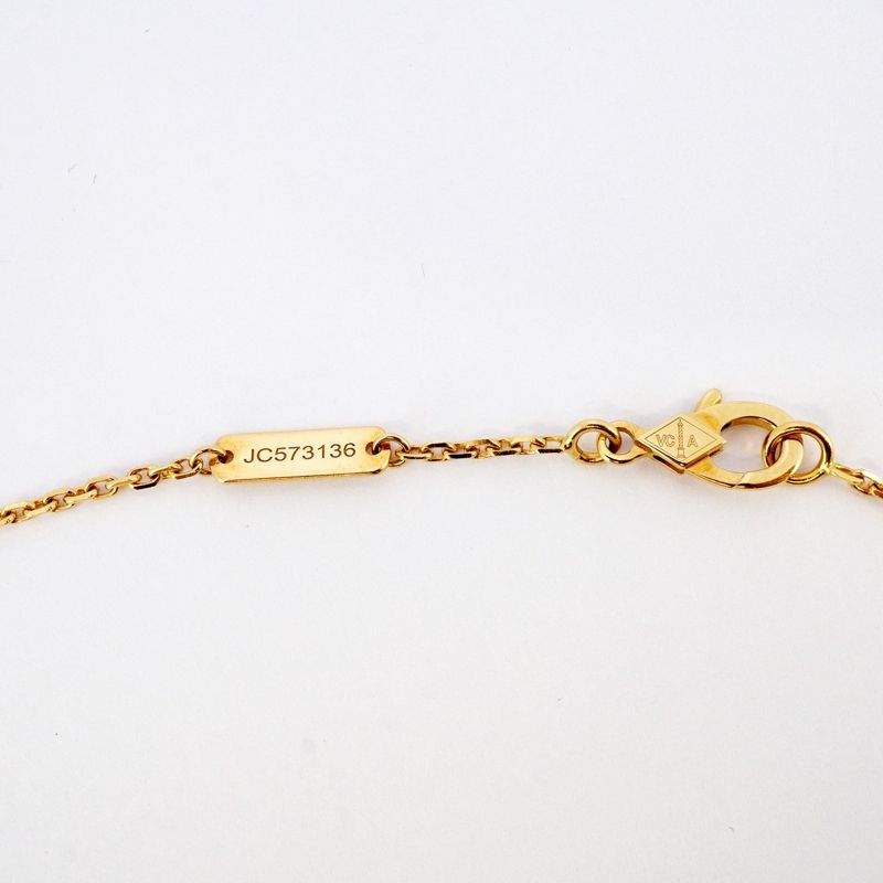 Van Cleef & Arpels Necklace Vintage Alhambra 18K Yellow Gold Yellow Gold Onyx