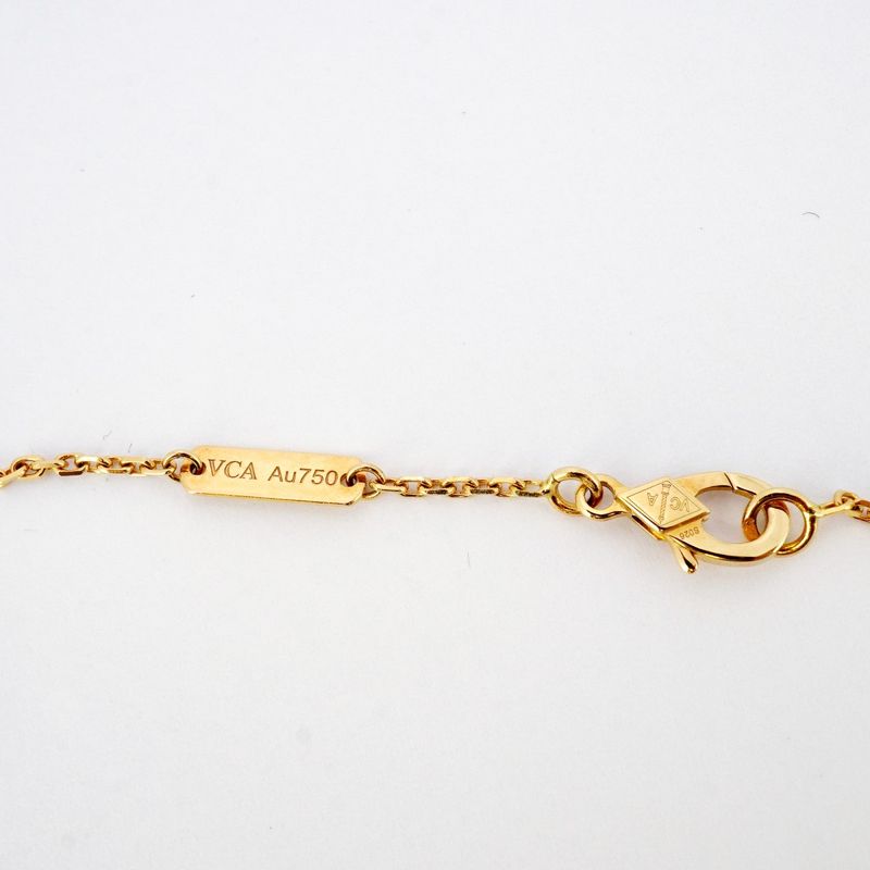 Van Cleef & Arpels Necklace Vintage Alhambra 18K Yellow Gold Yellow Gold Onyx