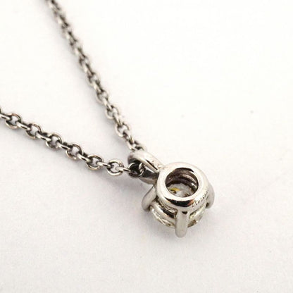 Tiffany & Co Necklace Solitaire 1PD Pt950 Platinum Diamond Ladies